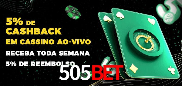 Promoções do cassino ao Vivo 505Bet